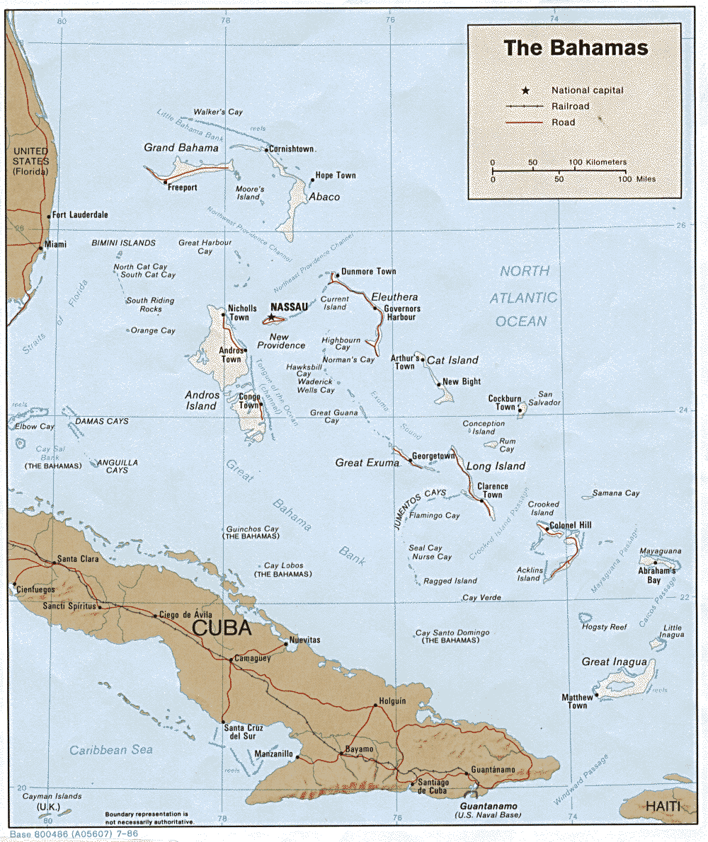 map of the bahamas