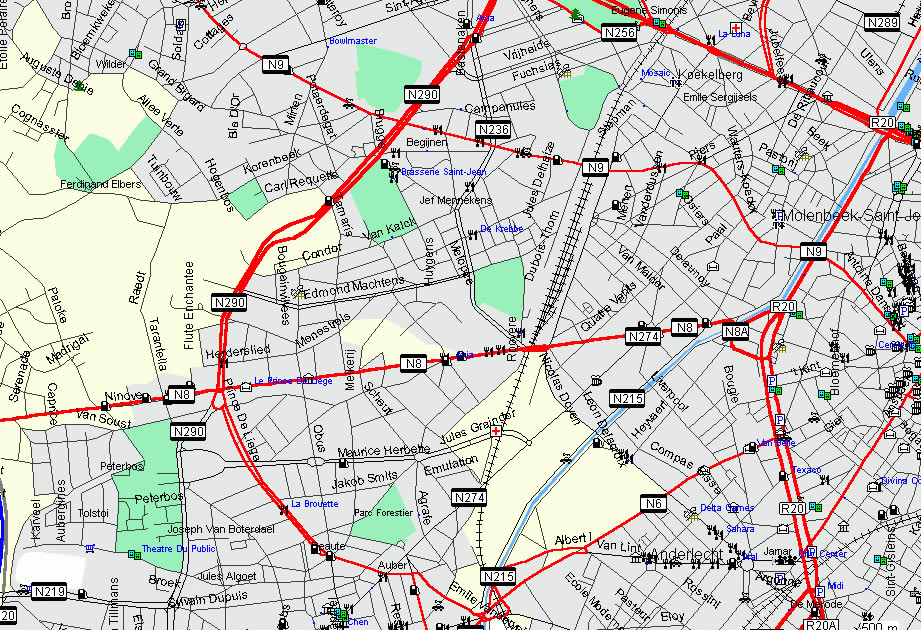 Anderlecht map