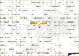 map Anderlecht