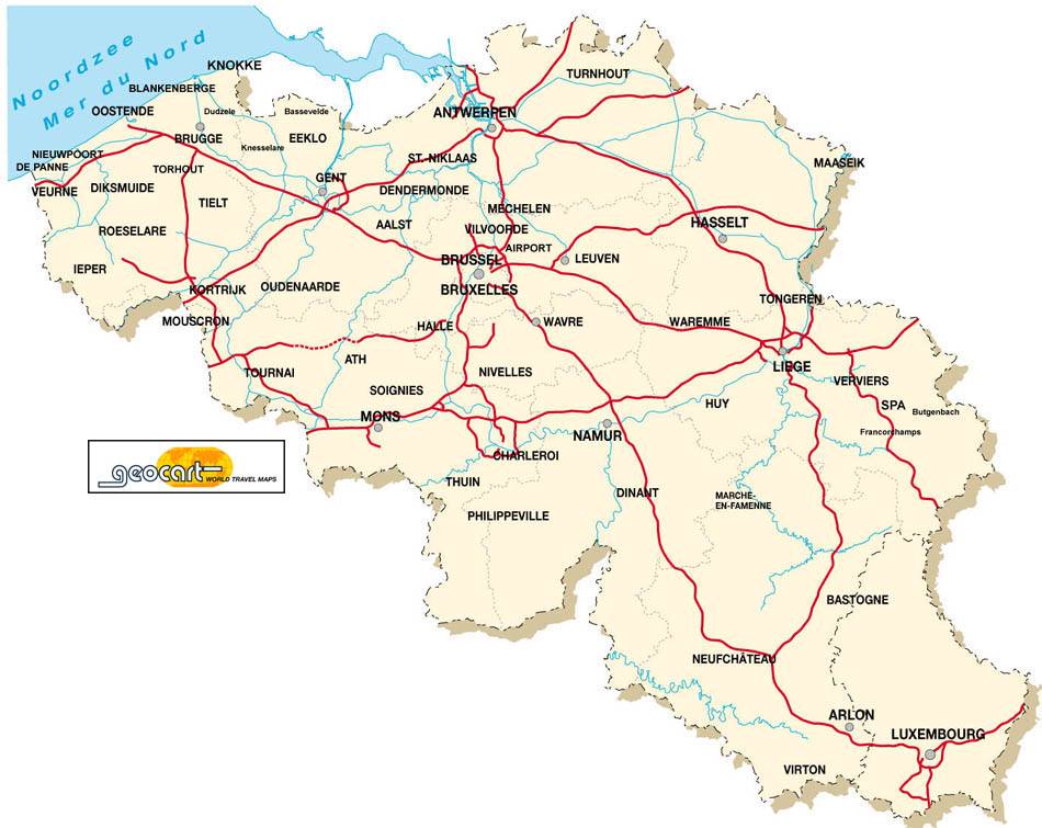 belgium map Liege
