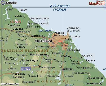 fortaleza map