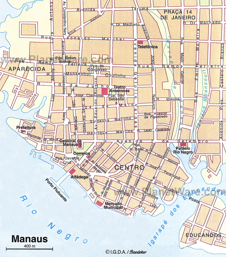 Manaus map