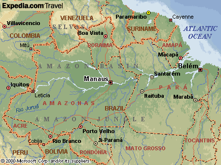 manaus province map