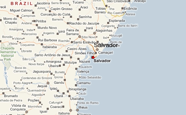 map of salvador brazil
