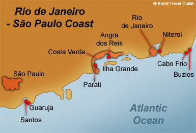 sao paulo coastline map