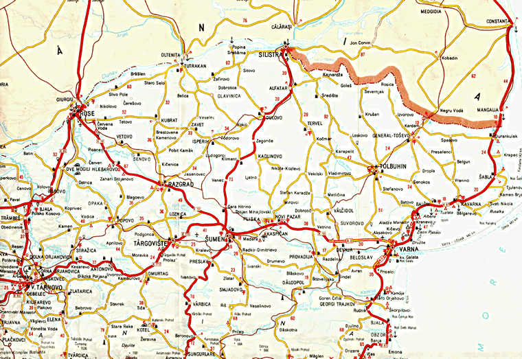 bulgaria road map