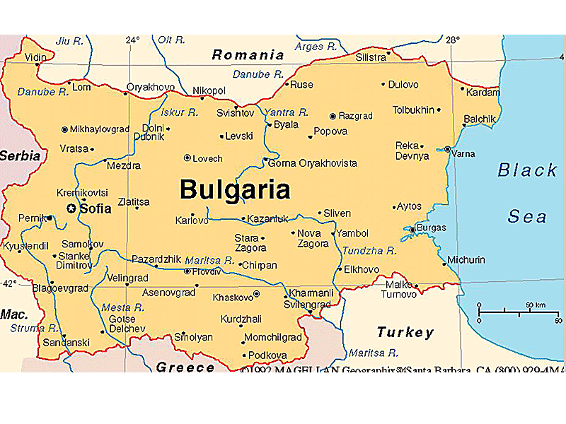Ruse bulgaria map
