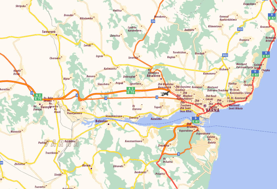 Varna Map