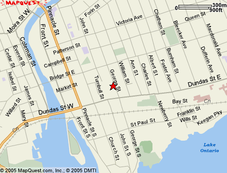 Belleville location map