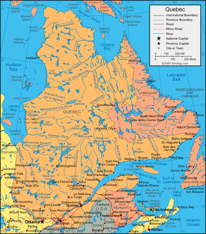 Drummondville map