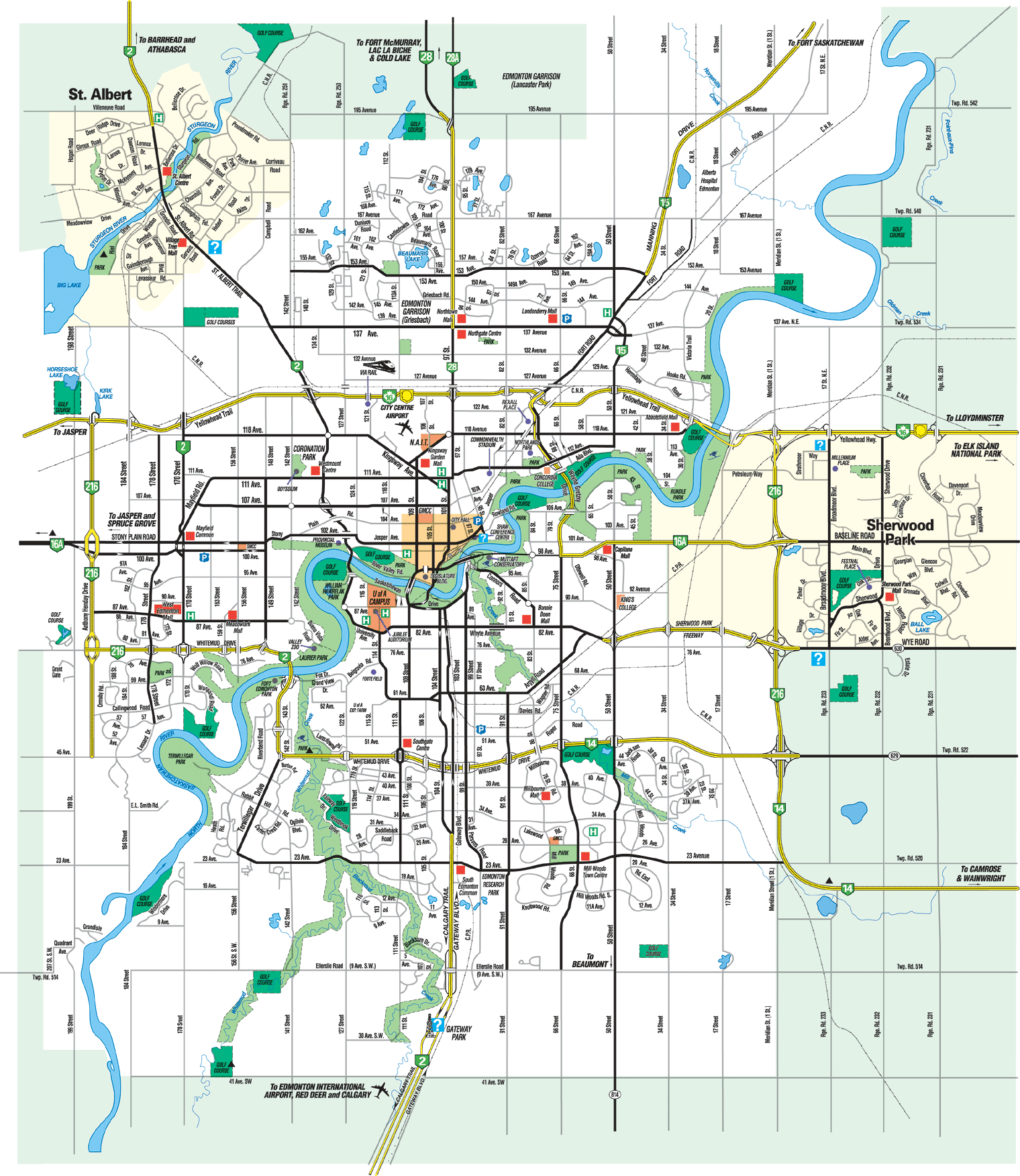 Edmonton Map