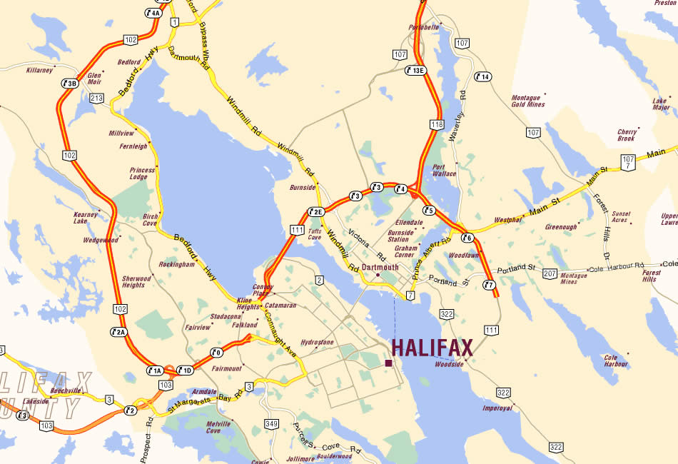 map of halifax