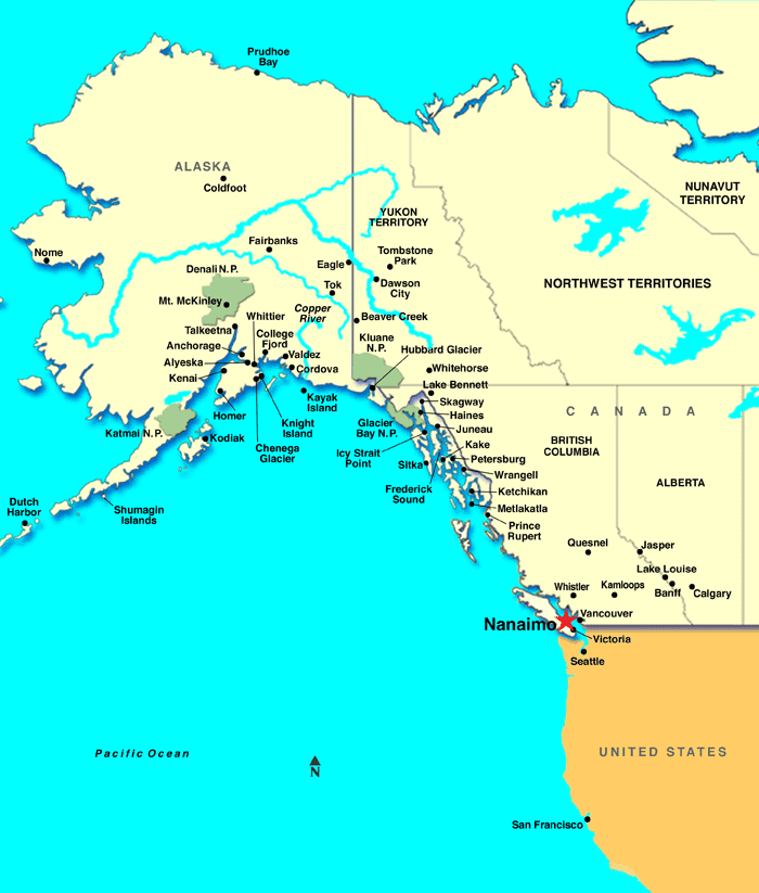 Nanaimo map