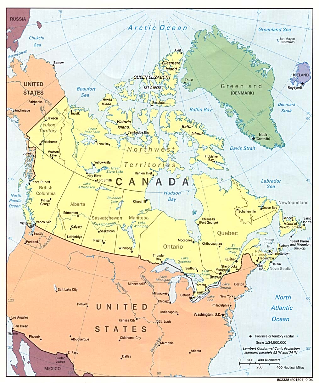 canada Prince Albert map