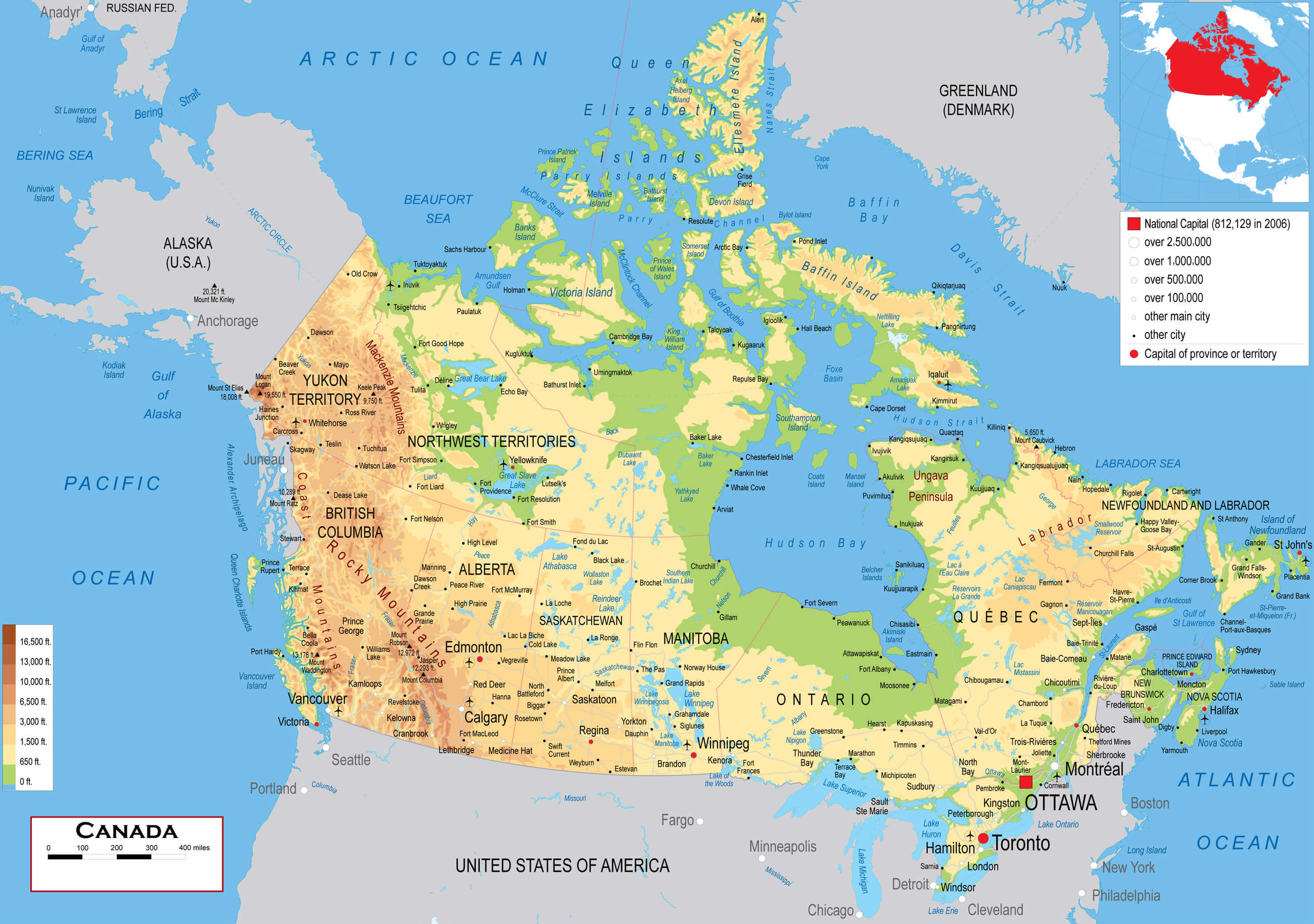 Map Of Canada Map Of Canada