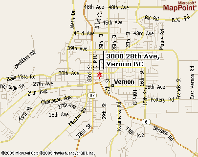 map of Vernon