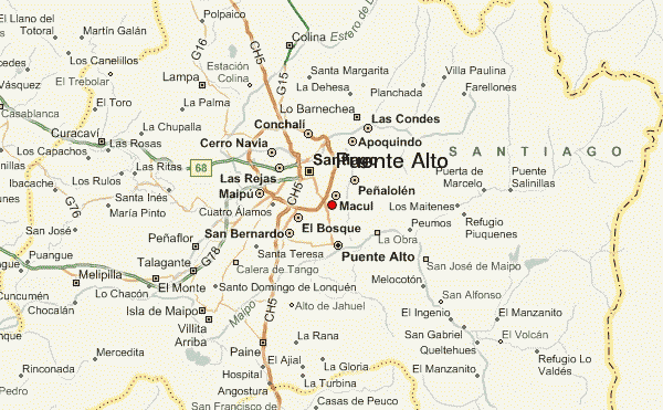 Puente Alto Map