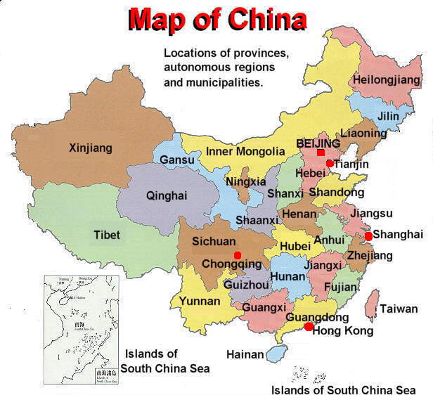china beijing map