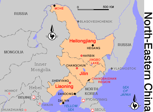 changchun region map