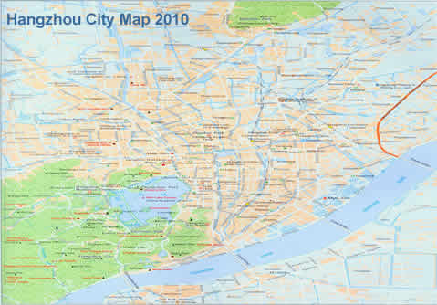hangzhou city map