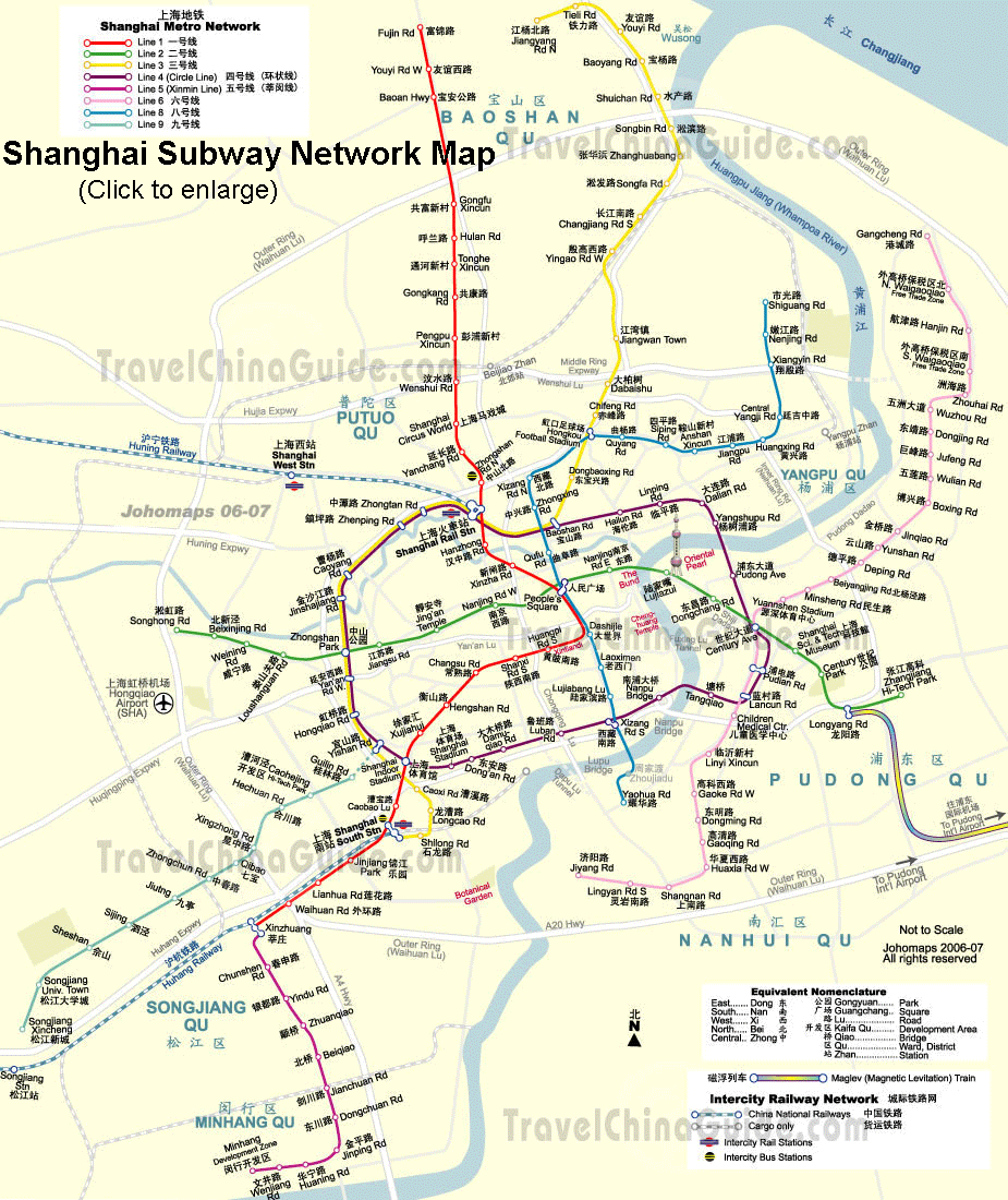 shanghai metro map