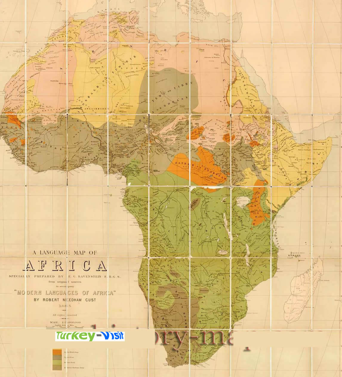 Africa Language Map