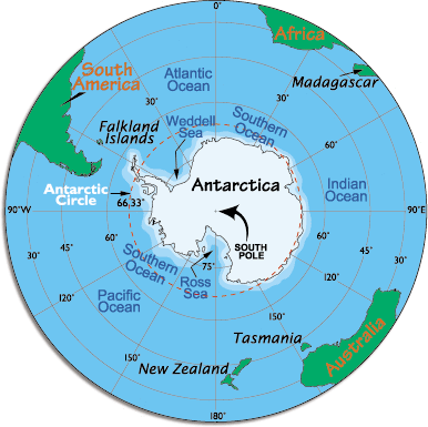 Antarctica Map World