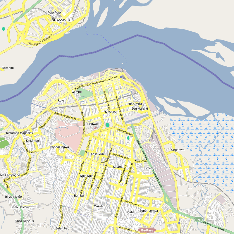 kinshasa city map