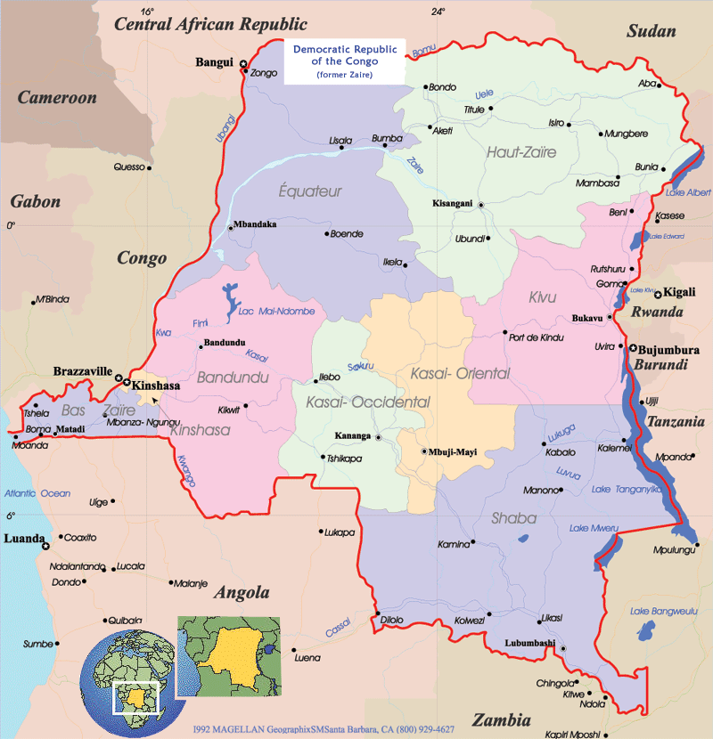 political congo map