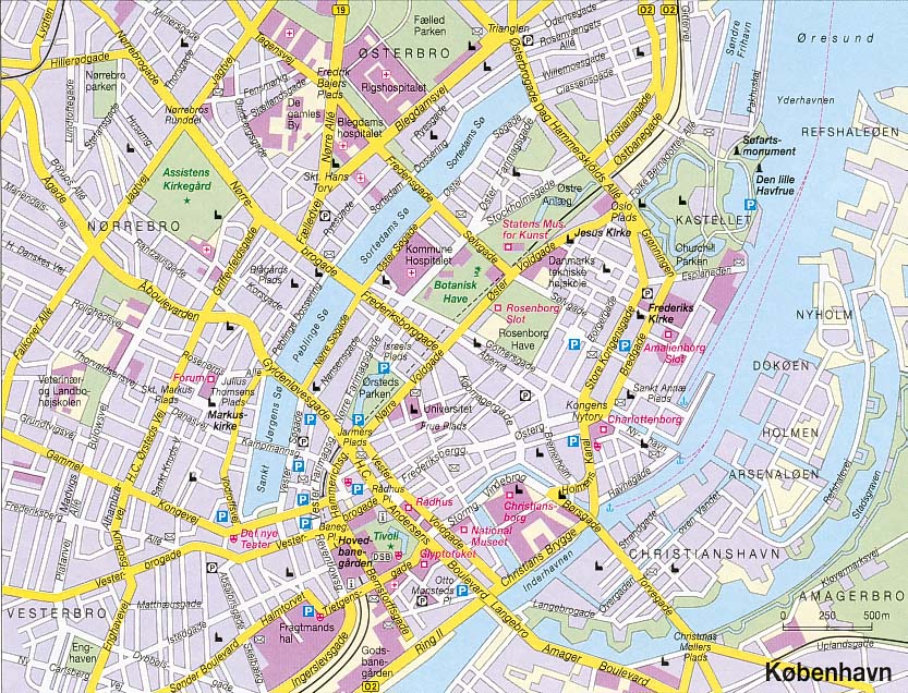 copenhagen city map