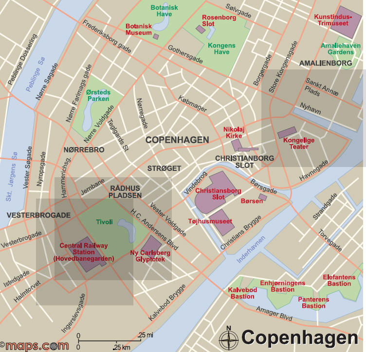copenhagen center map