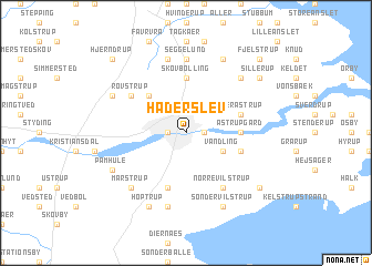 Haderslev map