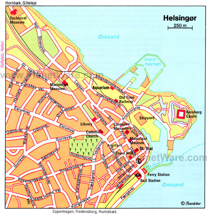 helsingor map