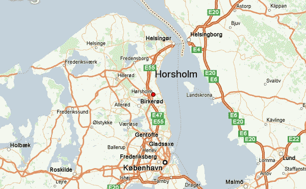map of Horsholm
