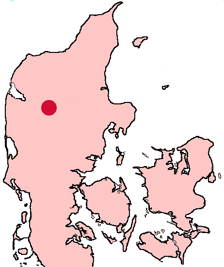 Viborg Denmark location map