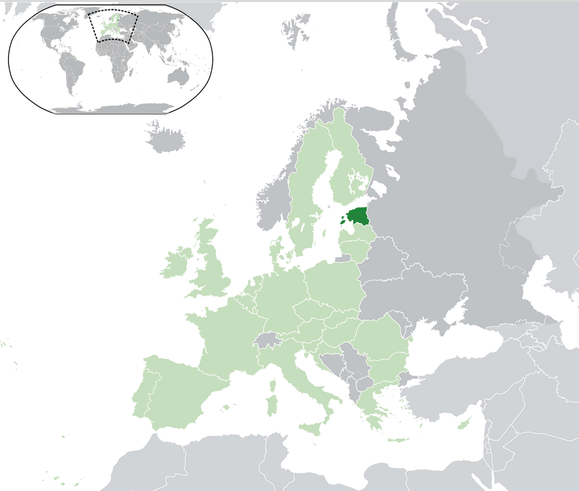 where is estonia in the world