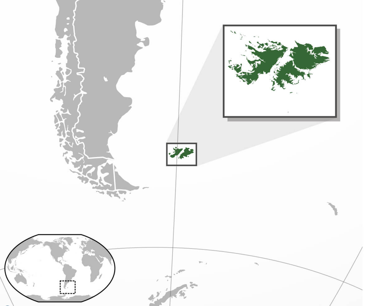 where is falkland islands in the world