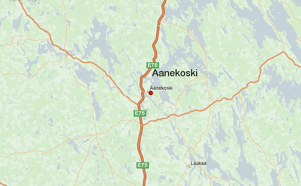 map of aanekoski