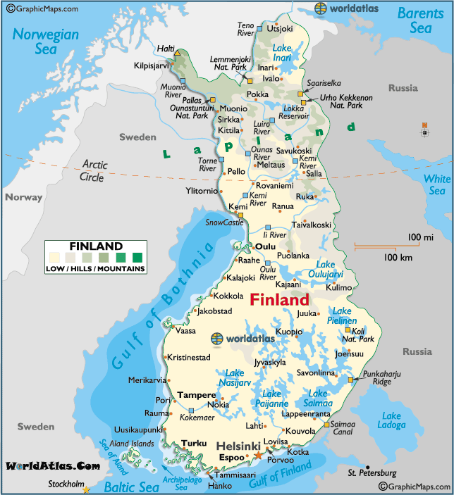 Kemi map finland
