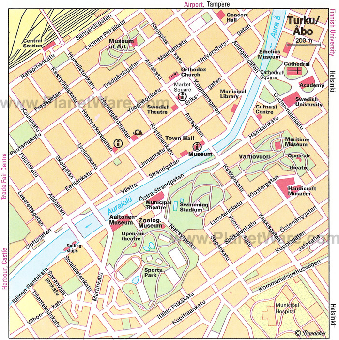 map of Turku