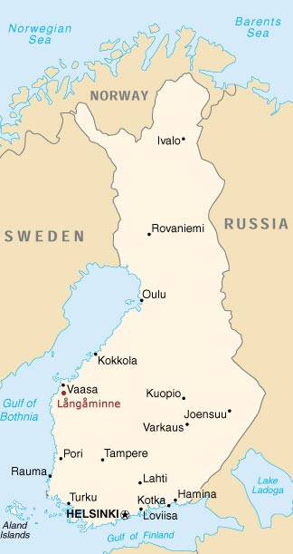 map finland Vaasa