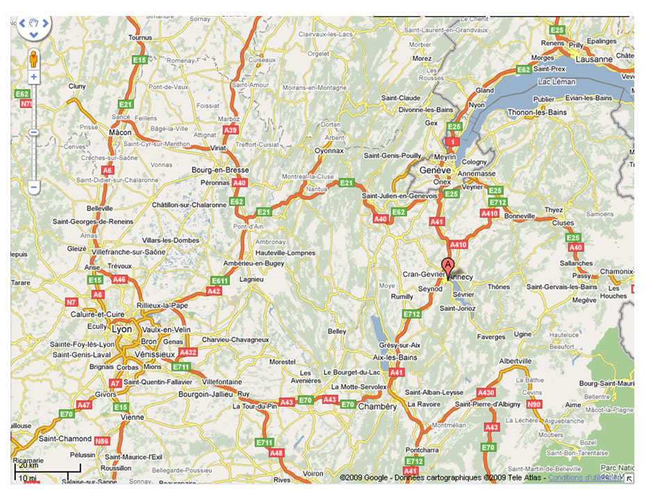 Annecy road map