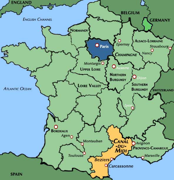 france beziers map