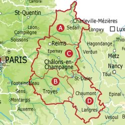 map Champagne Ardenne