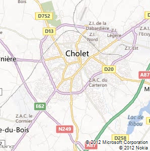 Cholet road map