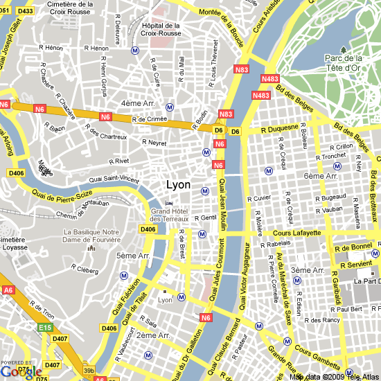 Lyon Map