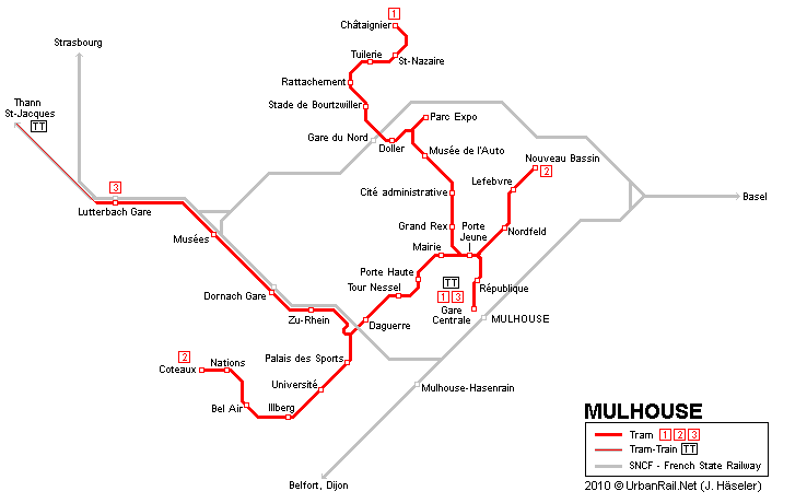 mulhouse street map