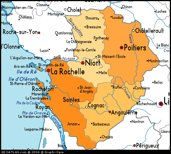 Niort map