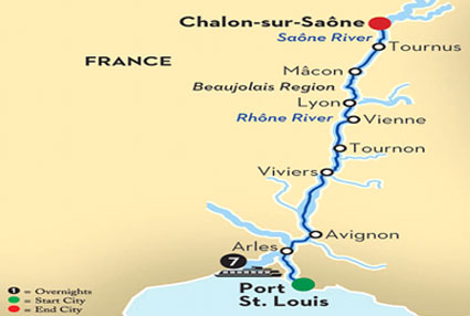 Vienne regional map