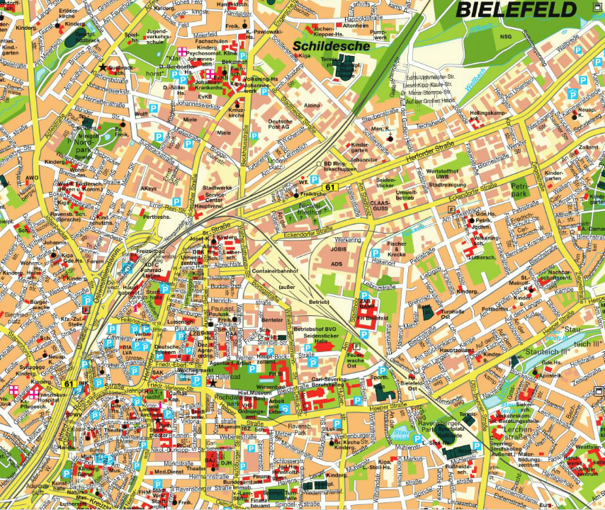 Bielefeld map